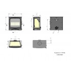 Ecosy+ 5kw Signature Wide Defra Approved 5kw - Eco Design Ready - Woodburning Stove